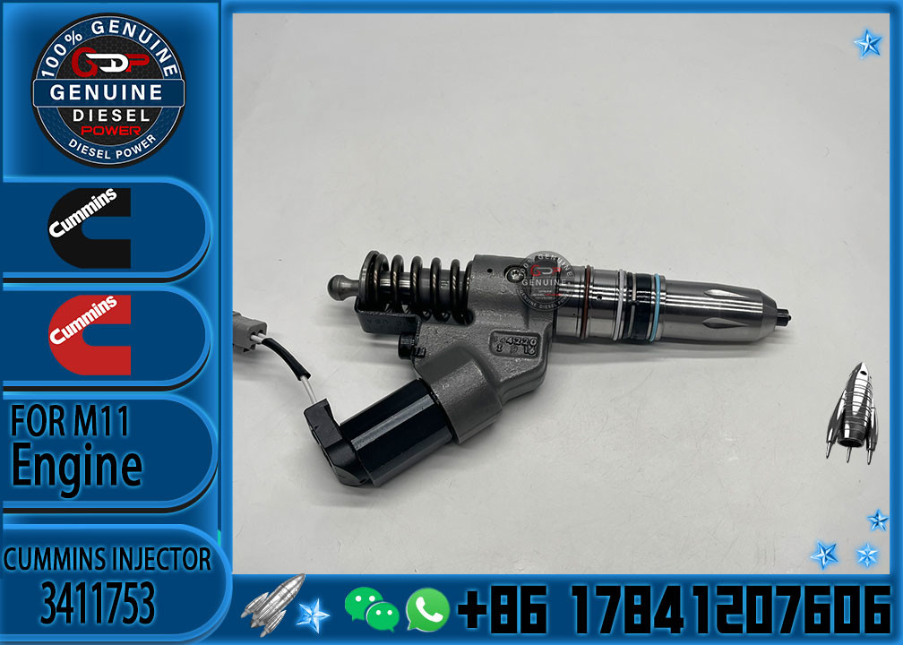 3411756 Recommended M11 Diesel Engine Injector Fuel Injector Assembly 3411754 for Construction Machinery Parts from Xian