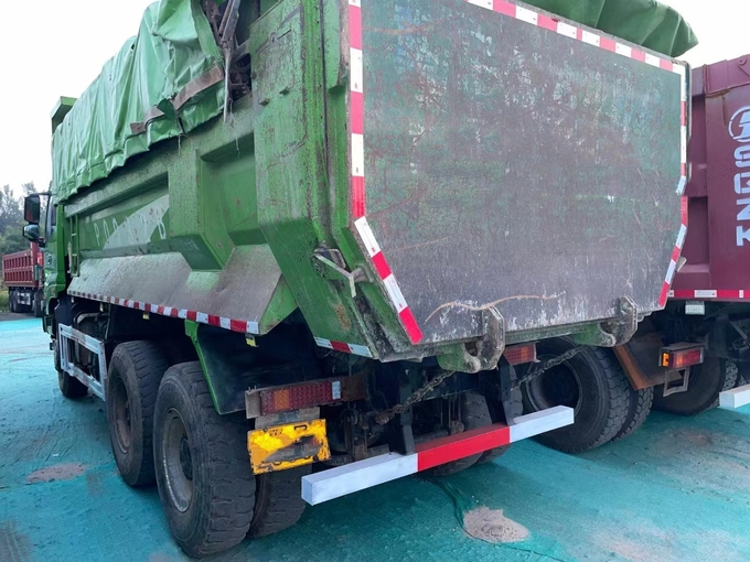 6*4 Dump Truck Second Hand Foton ETX Tipper 2018 Year Weichai 375hp With U Type Bucket