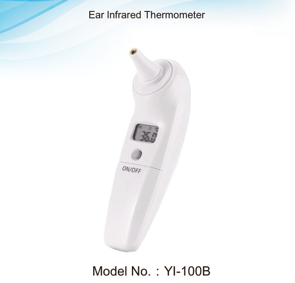 Portable Ear And Forehead Thermometer , 54g Digital Body Temperature Thermometer