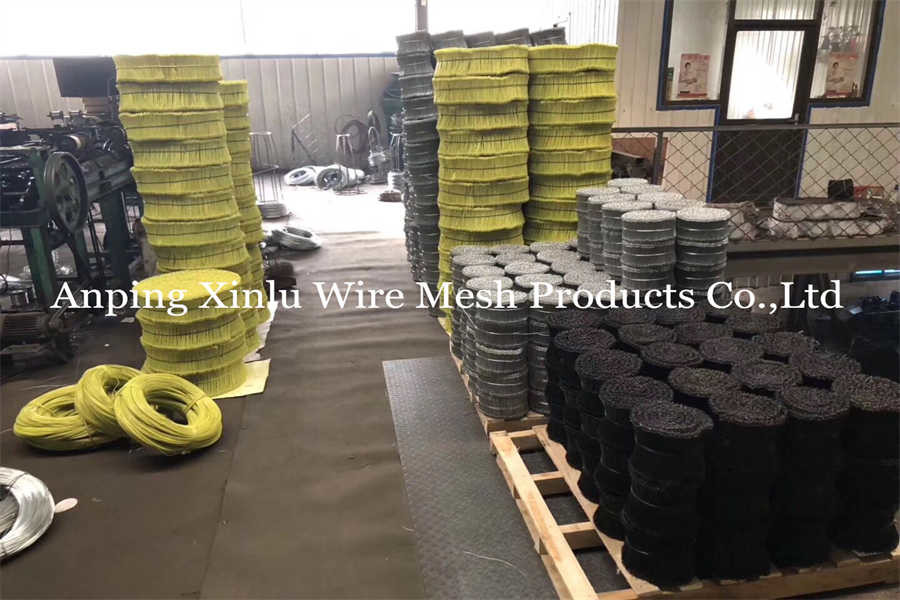 Yellow Plastic Double Loop Tie Wire 380mpa 16GA SAE1008 PVC Coated Rebar Twin Loop Binding WIre
