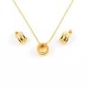 Buy cheap South American Fashion Stainless Steel Earrings With Matched Pendant Necklace from wholesalers