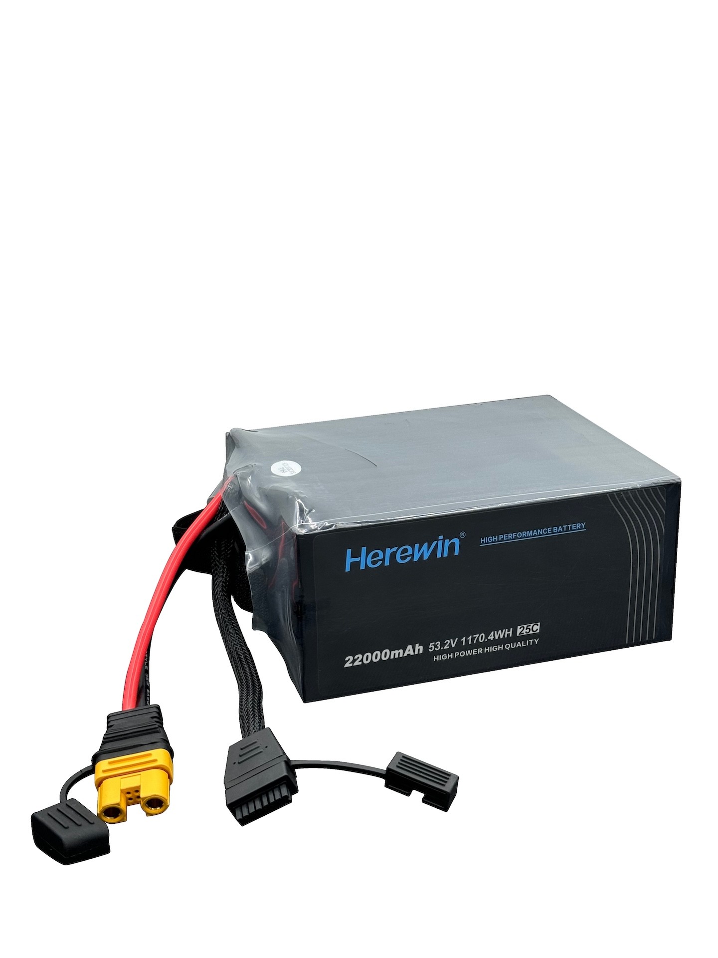 Herewin 14s Battery 53.2V 22000mAh Pouch Soft Pack 25C LiHv Battery For Drones