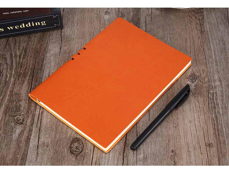 Customized Office Stationery A5 Notepad with PU Leather Cover and Personalized Design