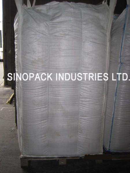 Quality 1000KGS tall 4-Panel baffle bag 100% virgin PP for granules packing for sale
