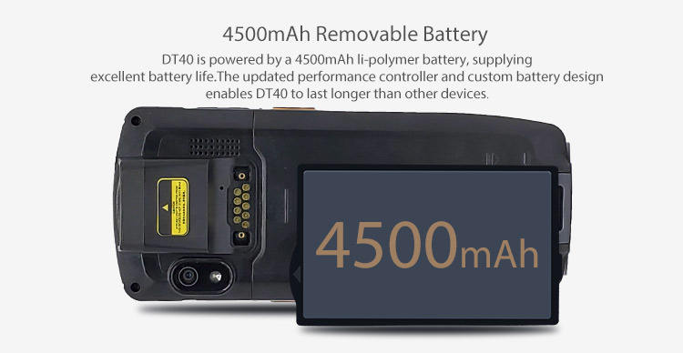 UROVO DT40 Touch Screen PDA Handheld Computer Distribution Devices For Ticket Checking