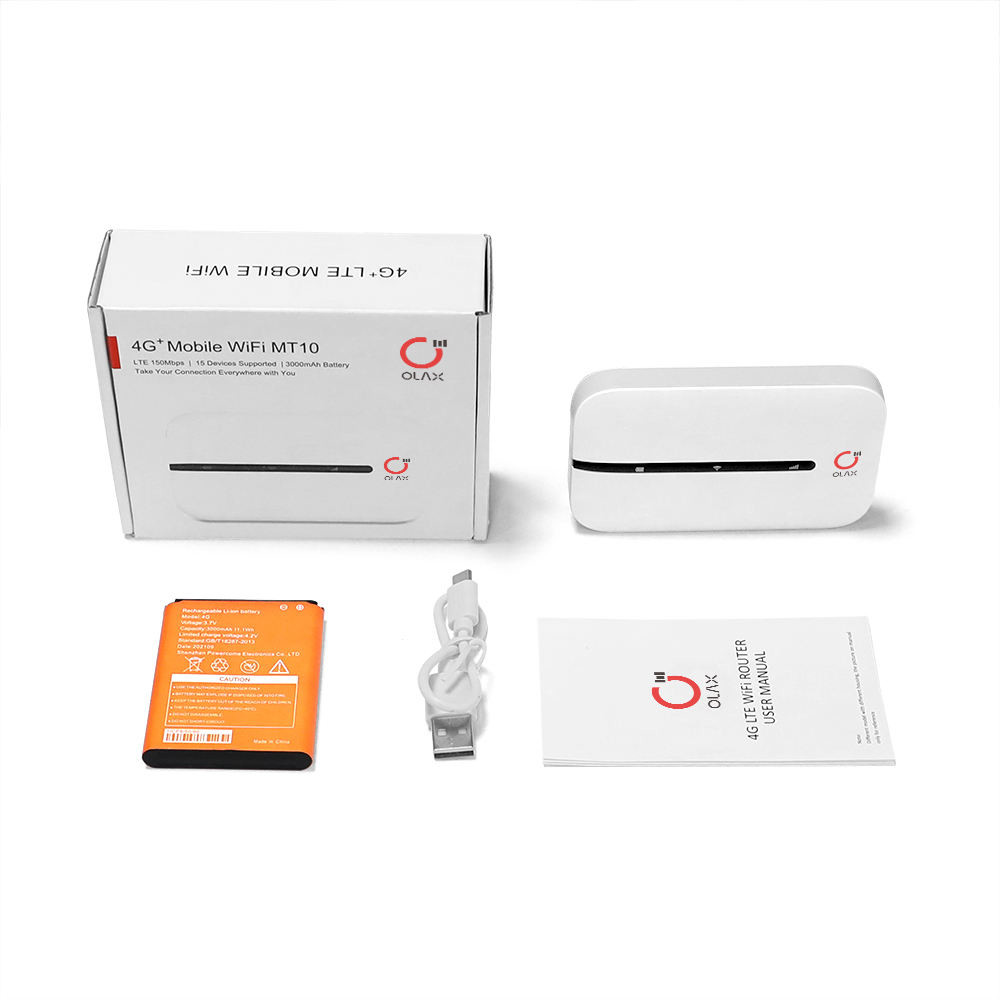 Outdoor Design Portable 4G Router for B1/B3/B5/B8/B34/B38/B39/B40/B41 Frequency Bands
