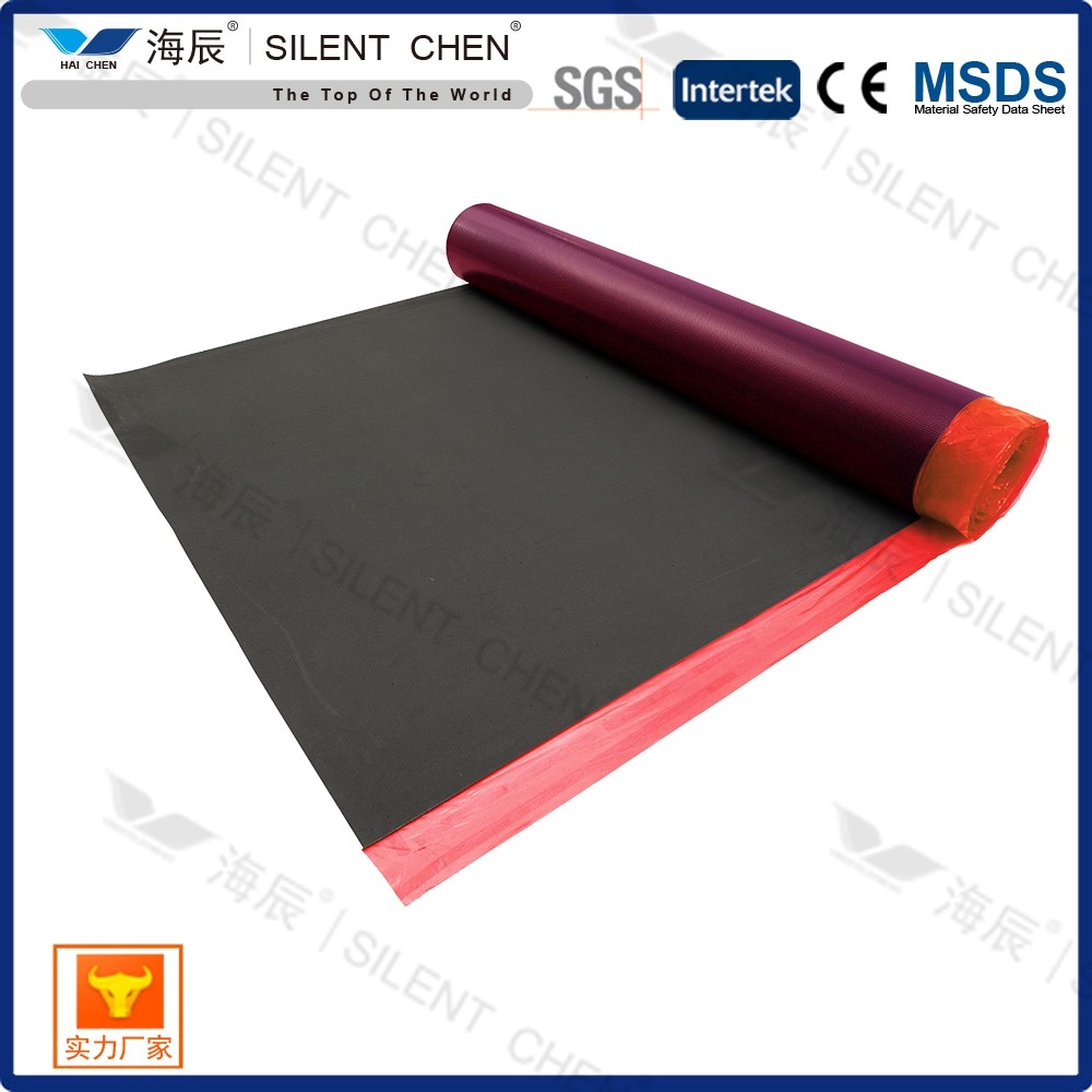 Black 3mm Acoustics Barrier EVA Soundproof Flooring Underlay For All Foating Flooring