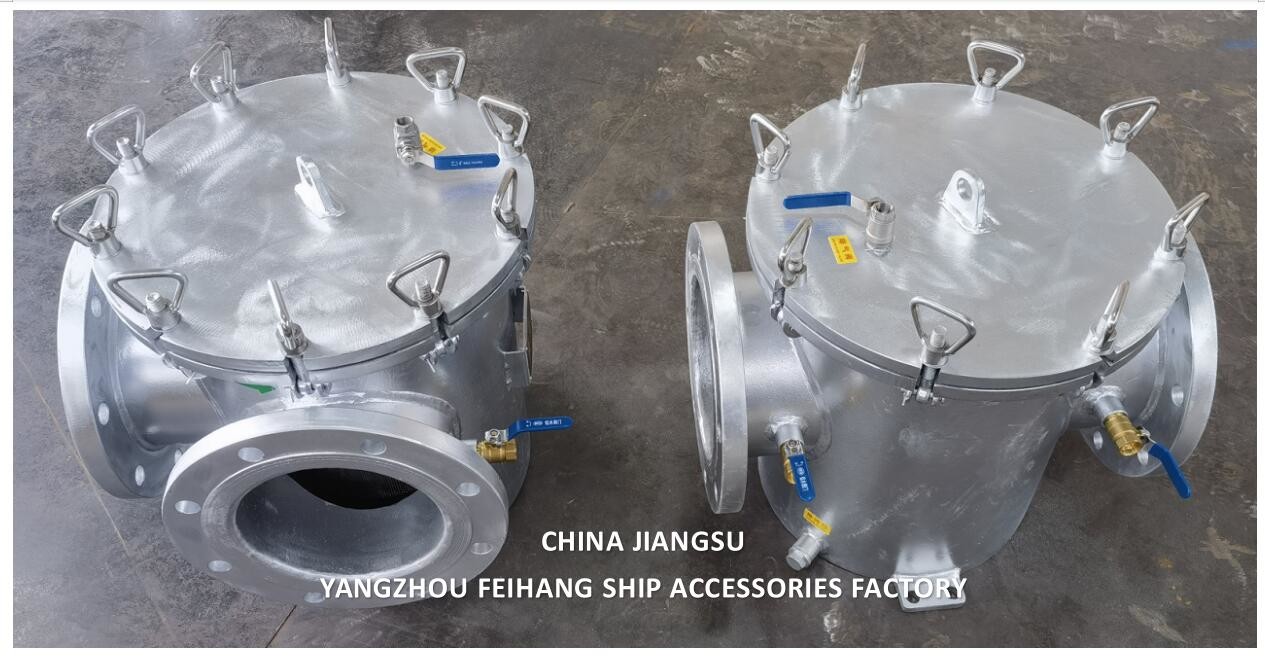 Main Engine Sea Water Strainer Szie-8"-Dn200 Carbon Steel Body Stainless Steel Filter