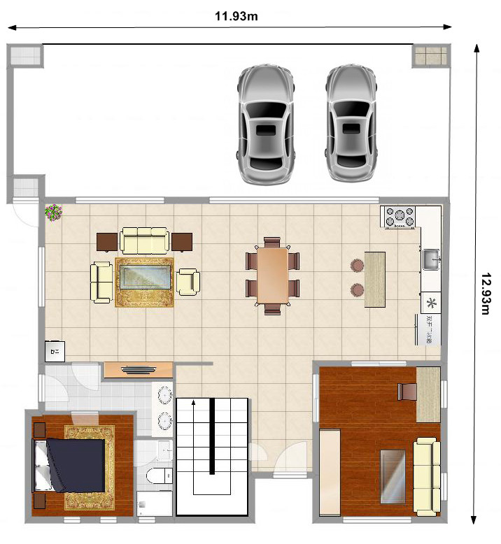 Light Steel Structure Villa Of Contracted Style / Prefab Steel Prefab Villa Steel-Structure
