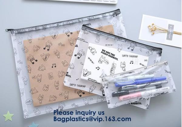 Promotional Custom Printed Pvc Vinyl Transparent Stationery k Bags,Crossbody