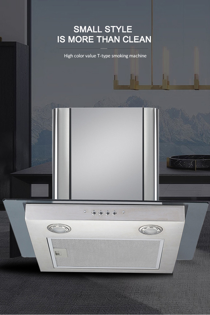 Stainless Steel Side Suction Cooker Hood Vent 800 Cfm 110cm
