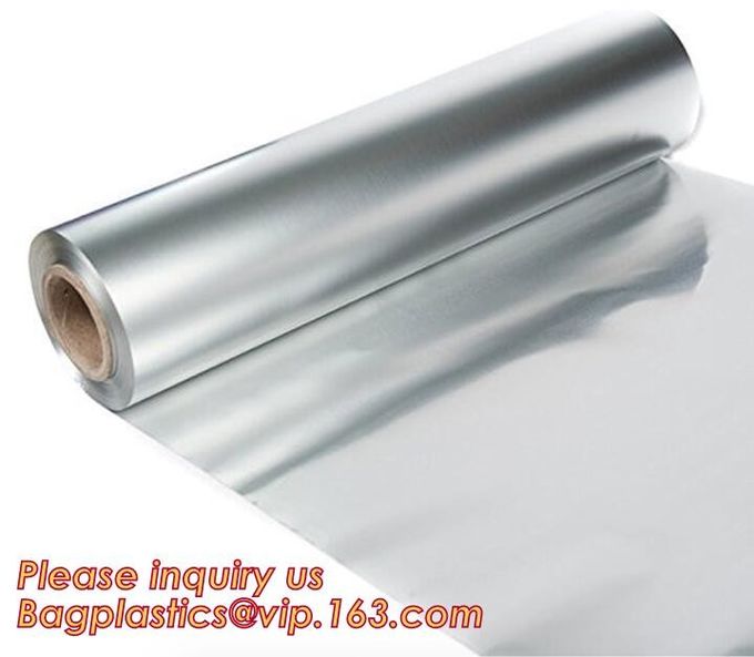 Household Aluminum Foil Rolls Packed Corrugated Box With Plastic Tray Embossed Aluminum Foils, Parchment Paper, Cling Fi