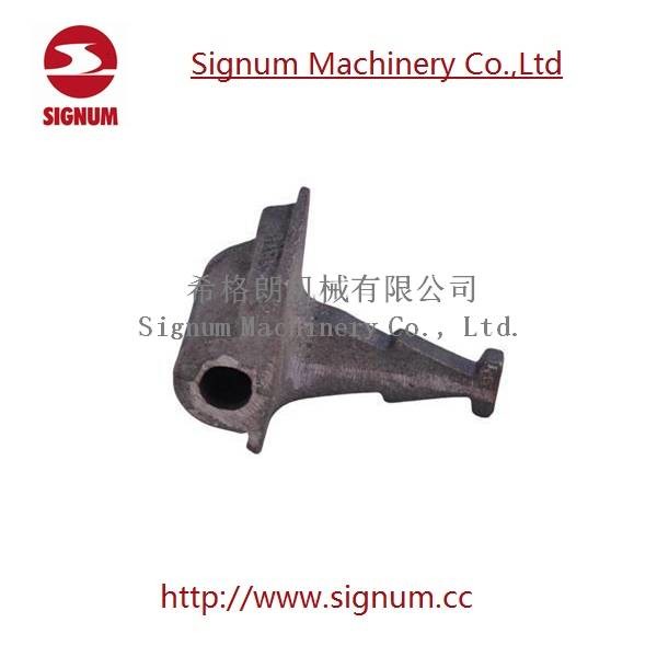 Black Treated Sand Casting Rail Shoulder