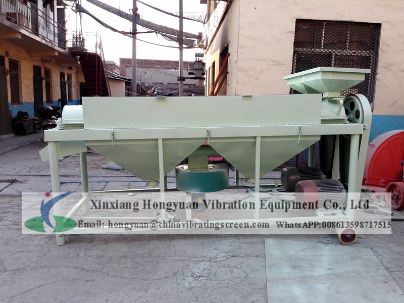 Maize buffing machine maize de-awner machine maize glazing machine