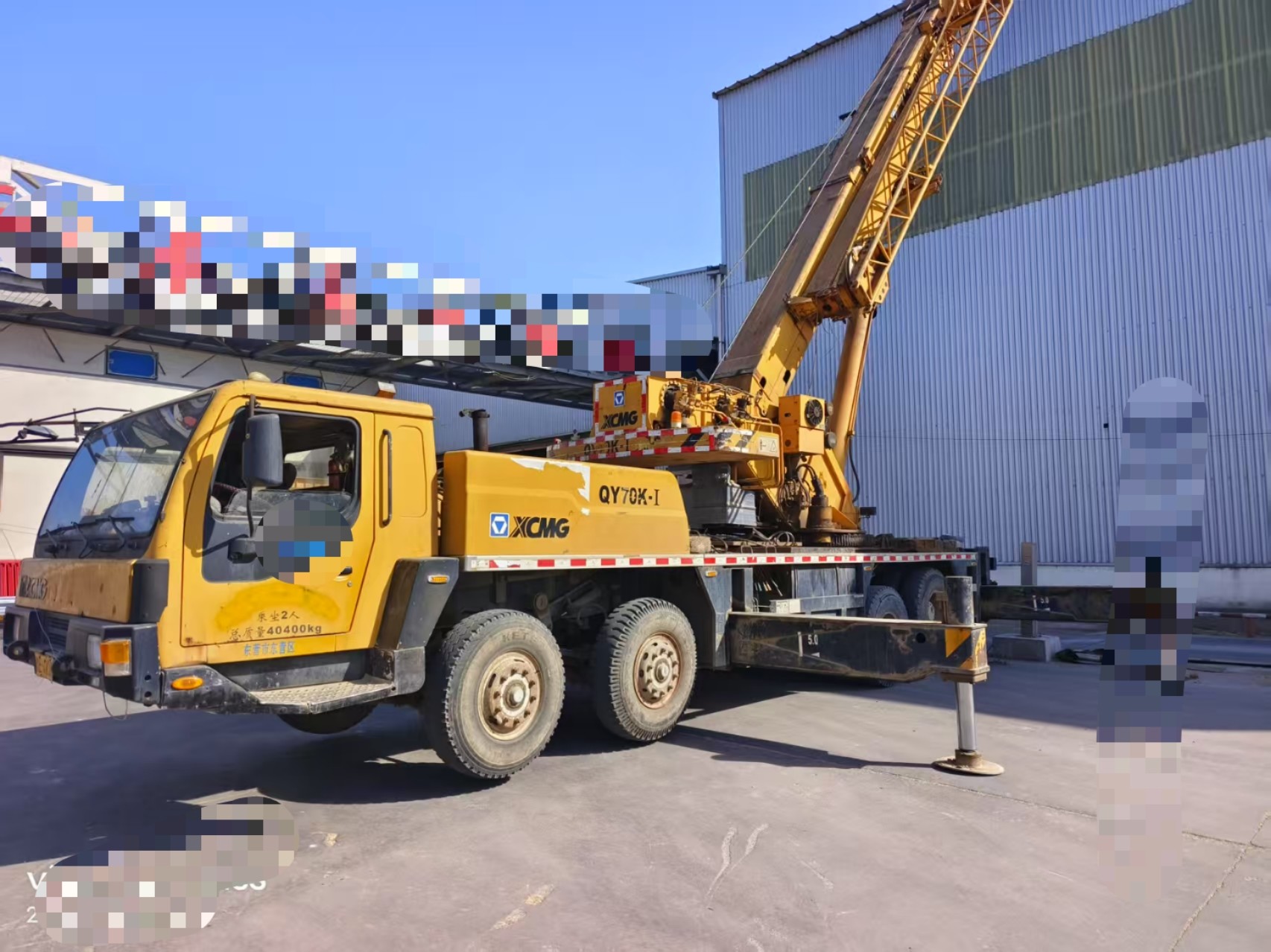 Used XC MG QY50K-1 50ton Truck Crane Small Truck Crane Mobile Crane Truck Mounted Crane in Excellent for Sale