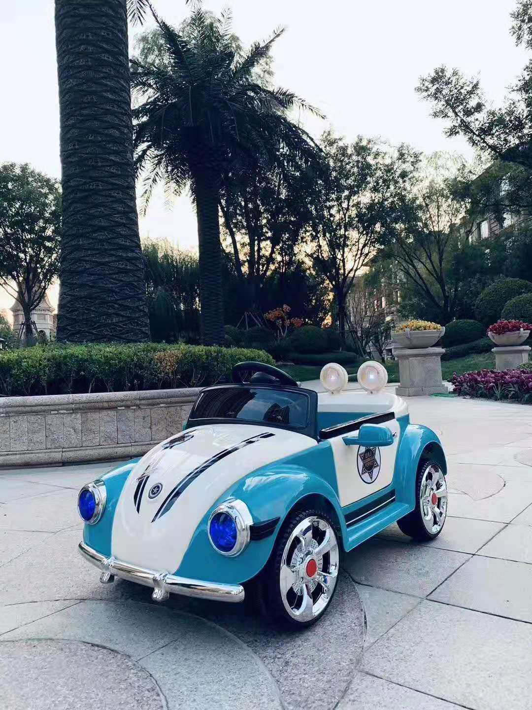 Beetle Children's Electric Ride on Car 4 Wheels Princess Pink Carton Size 101*54.5*33CM
