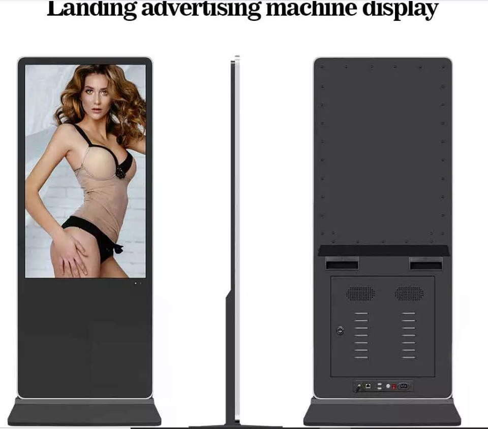 High Resolution Touch Screen Digital Signage Energy Saving Wide Viewing Angles