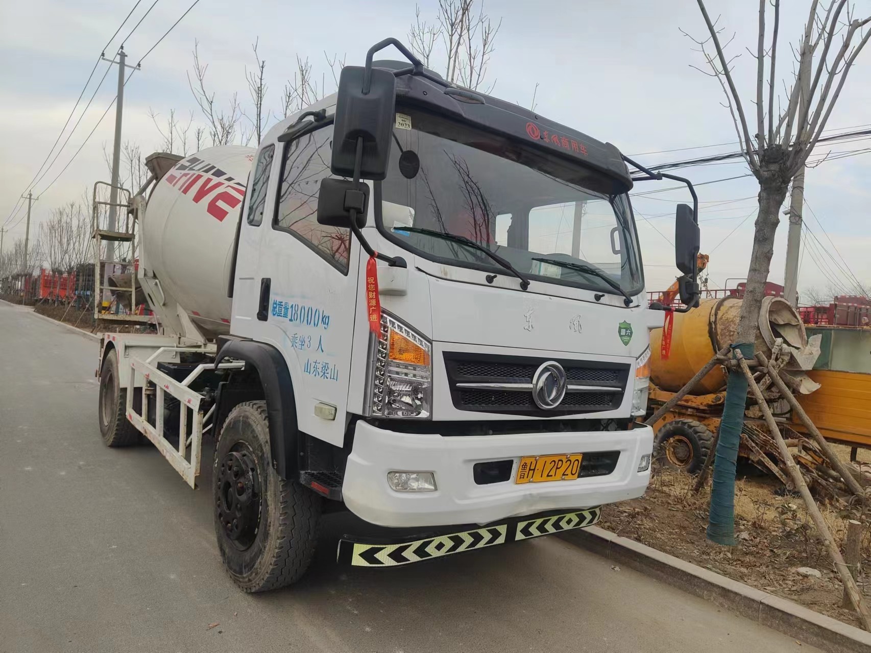 Second-hand DONGFENG Concrete Mixer Truck National Six Emission 20Cbm 7Cbm 12Cbm 10Cbm 8Cbm