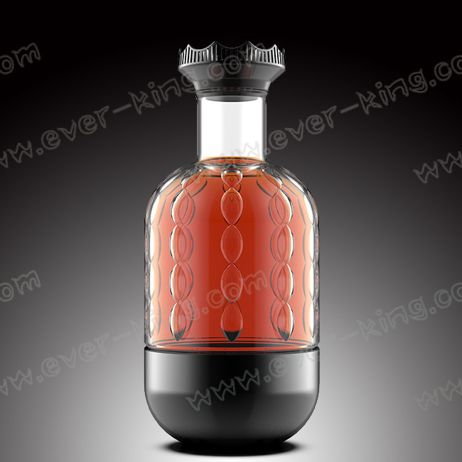 750ML Durian Shaped Flint Glass Spirit Bottles