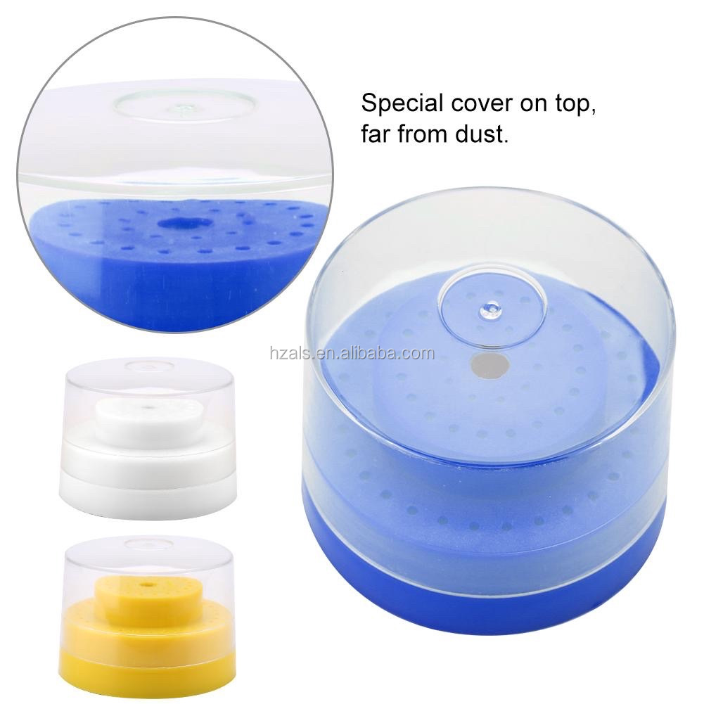 Round Manual Dental Orthodontic Accessory Bur Block Holder Organizer Box Sterilizable