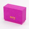 Buy cheap Gold Foil Logo Glitter Hot Pink Cosmetic Packaging Box For Lipsticks from wholesalers