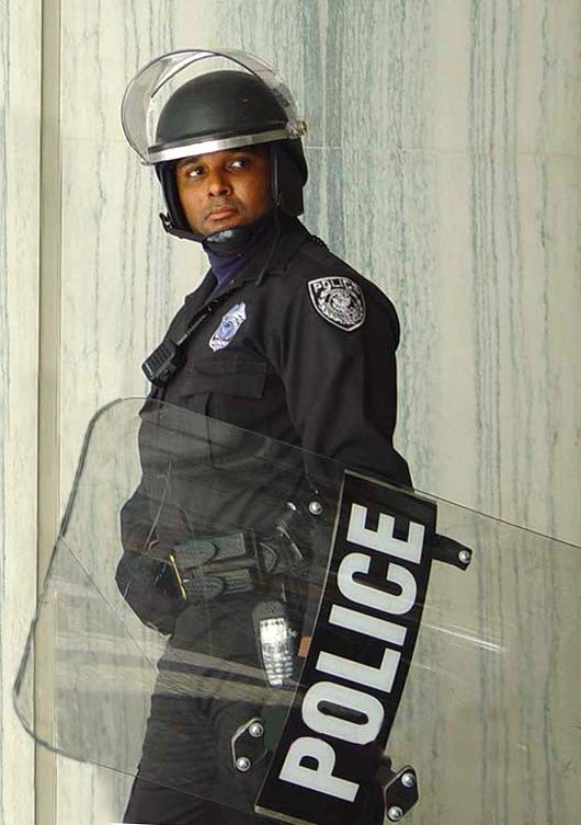 ShieldGuard Pro Advanced Riot Shield for Law Enforcement and Security Personnel