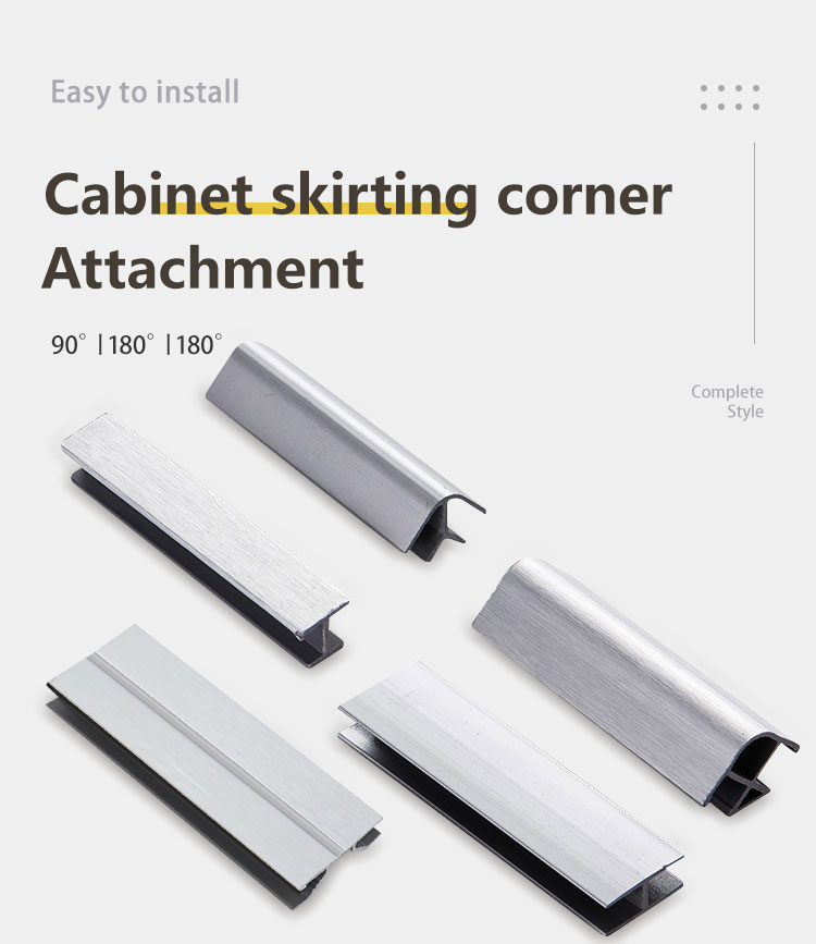Laminate Flooring Decorative PVC Skirting Board Corner with Printing and UV Coating