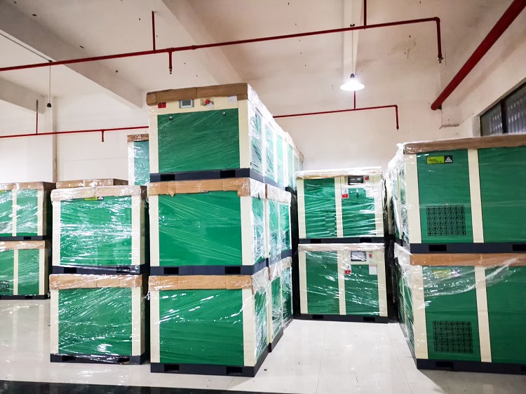 Stationary Silent Oil Free Air Compressor 0.8MPa Pressure 60HP Customizable