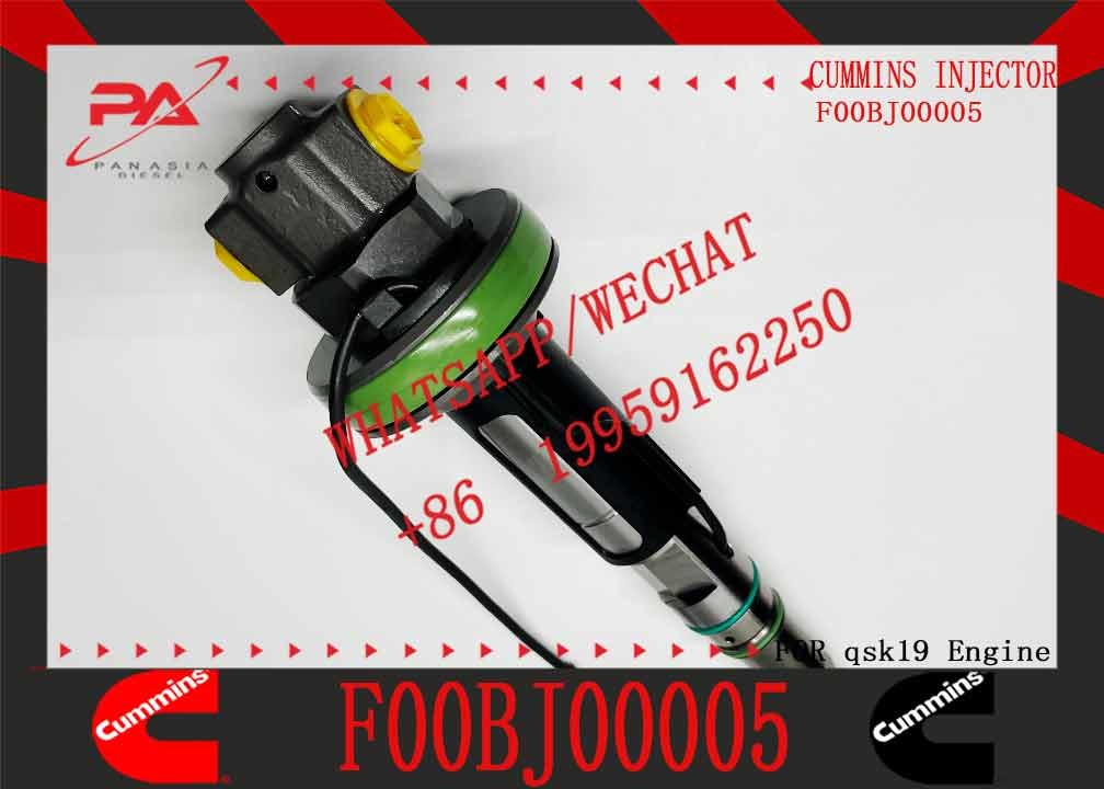 Common rail injector fuel injector F00BJ00071 2882079 2867149 F00BJ00005 for Cummins QSK19 Engine F00BJ00002