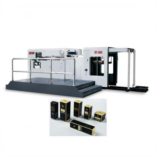JIGUO MY-800H Automatic Die Cutting Machine Perfect For Label Cardboard Box And Garment Tag Production
