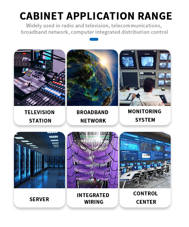 Stable Network Performance with 4- post Network Server Rack and Key Lock
