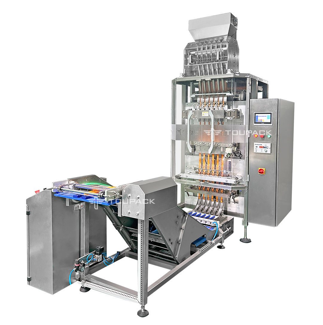 High Speed Vffs Multi-Column Package Checkweighing System Multi Lane Powder Packing Machine