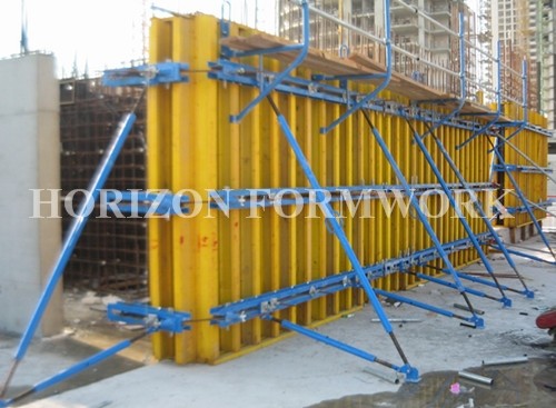 Safety Platform Wall Formwork Systems Scaffold Board Brackets For Pouring Concrete