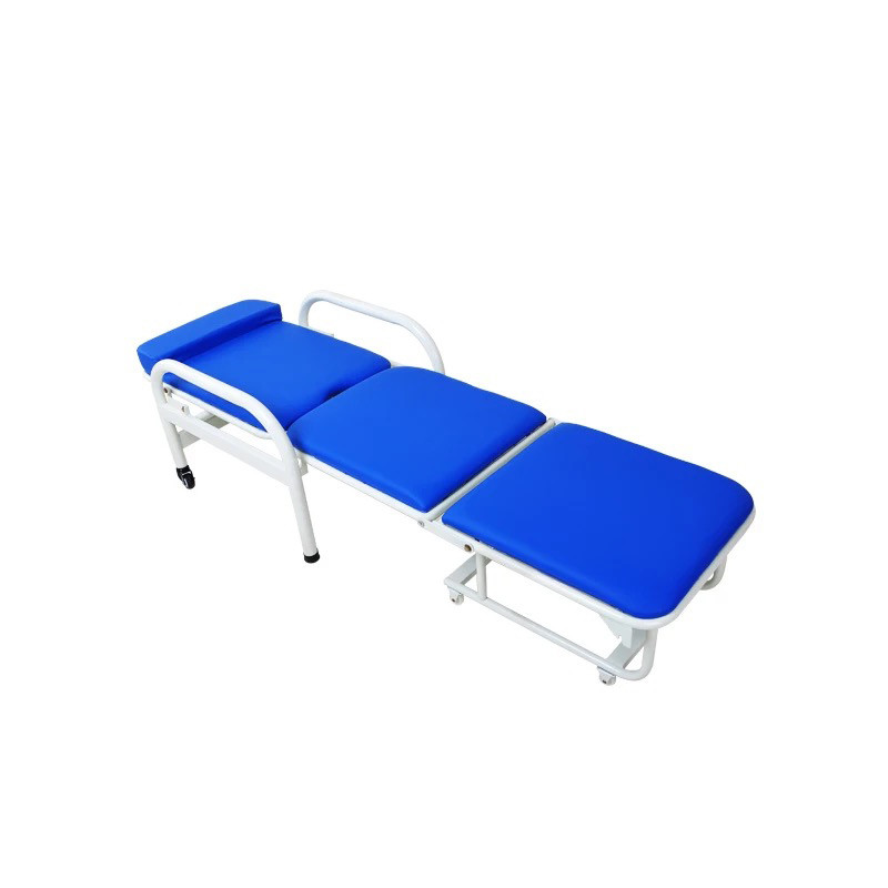 Clinic Aluminum Folding Chairs Convertible Bed 630*770*860mm Size
