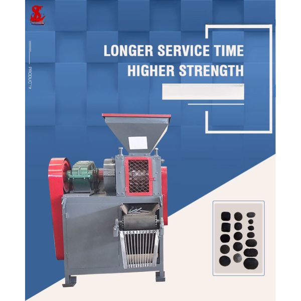 Roller Type Small Ball Press Machine for Coal Charcoal Coke Carbon Lack Iron Briquettes