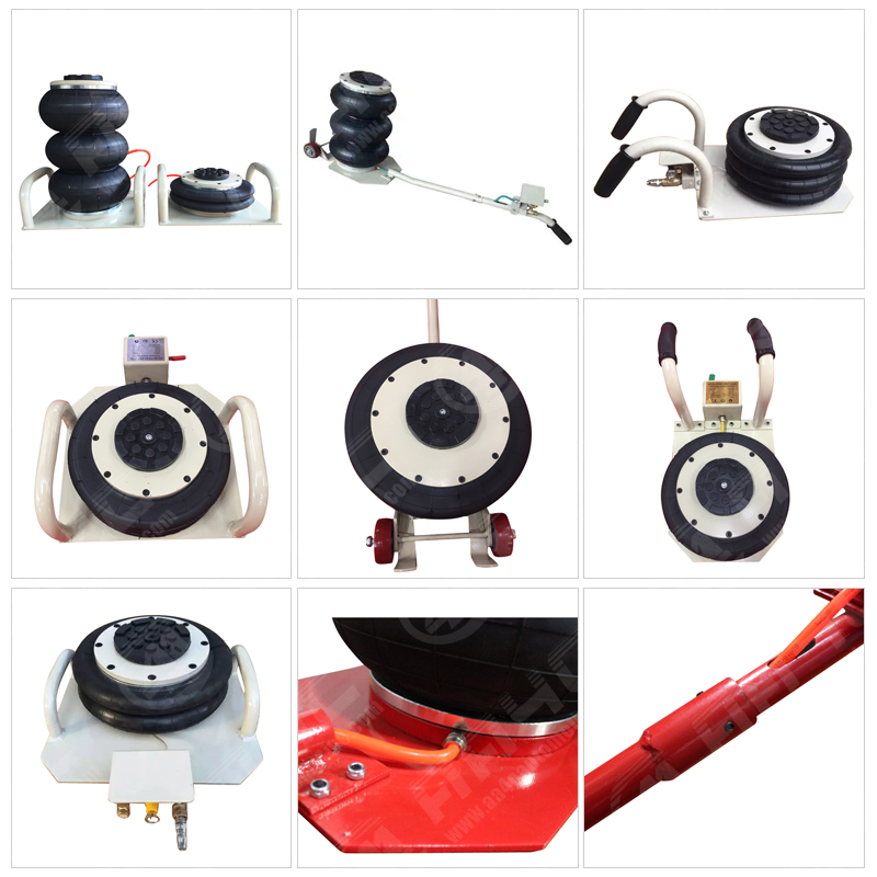 Floor Air Bag Car Jack With Straight Handle 2T 2 Layers Ballon Workshop Equipment In China