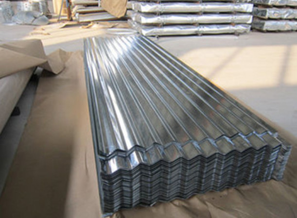 Corrugated Steel Roofing Sheet Z120 DX51D 0.55mm For Warehouses