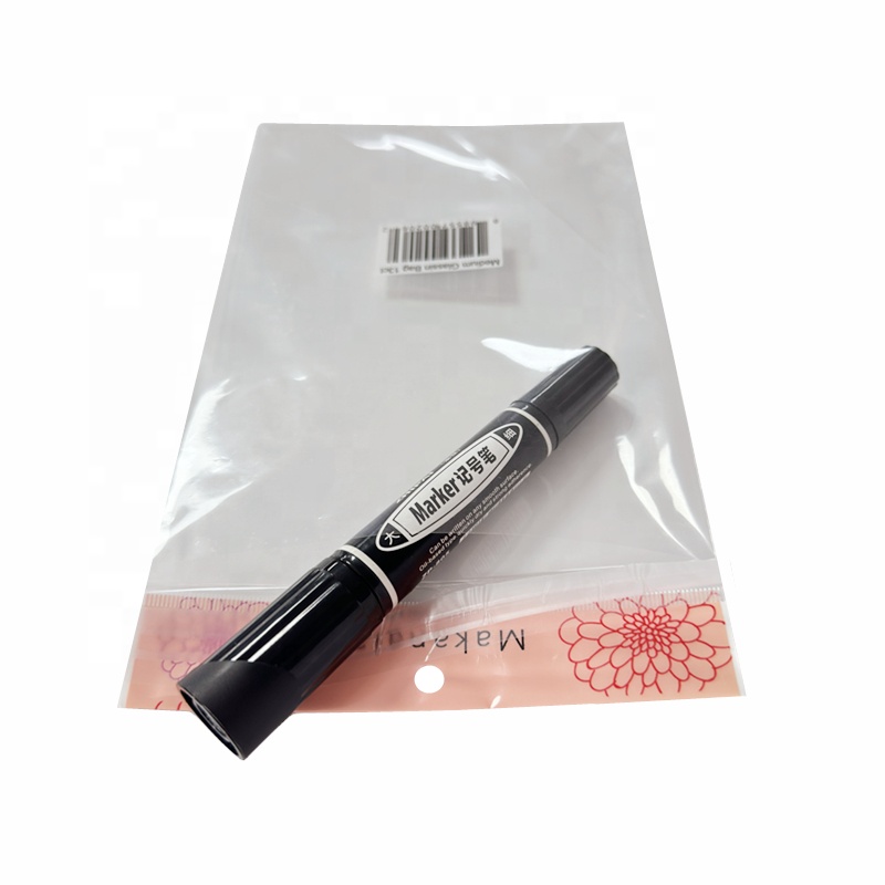 Custom Clothing Opp Header Bag With Clear Hang Hole And Personalized Printing