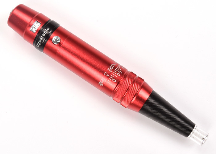 Red PMU Permanent Makeup Kit Tattoo Eyebrow Machine Aluminum No Flying Needle