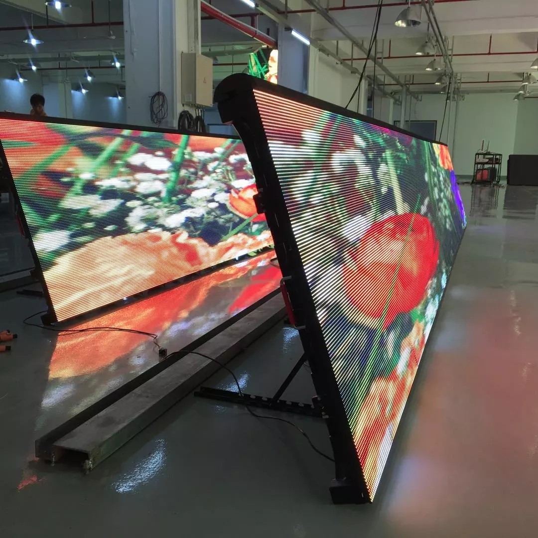 Full Color SMD3535 7500cd/sqm Perimeter Led Display 280W/m2