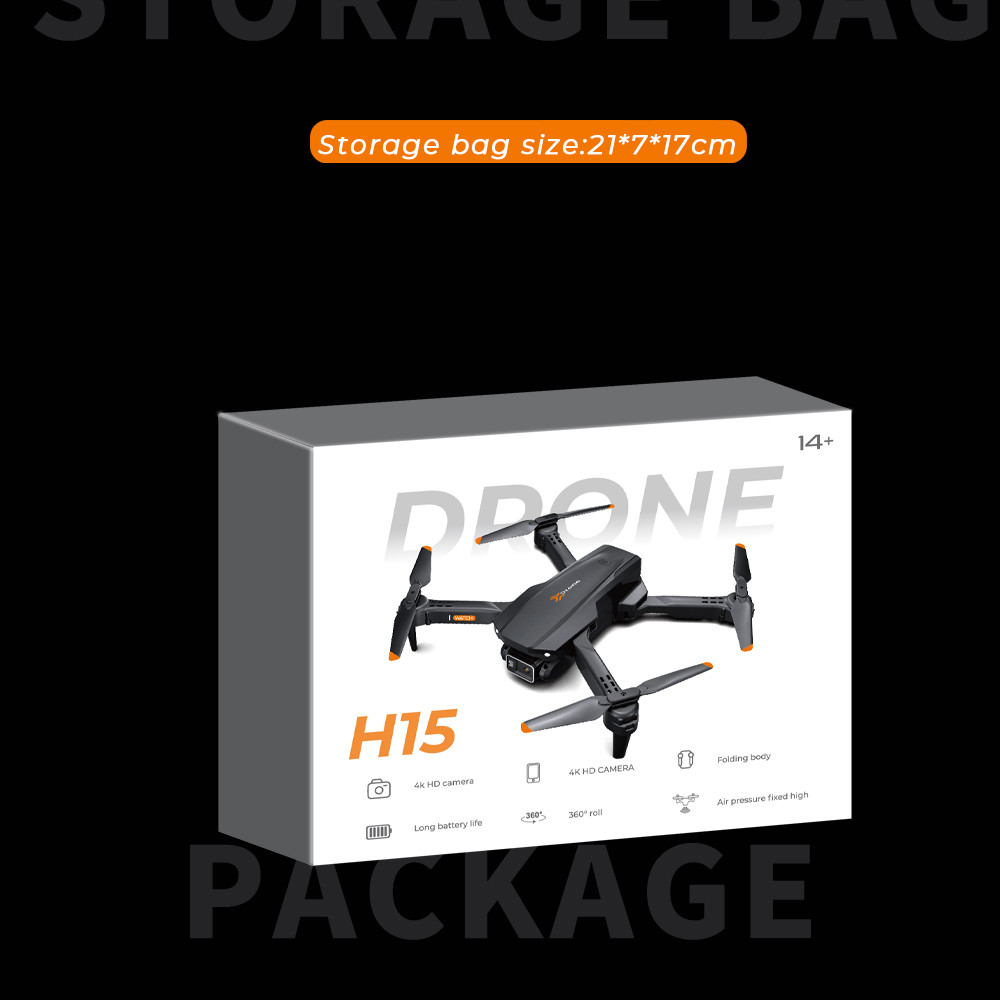 2025 new H15 dron High definition aerial UAV optical flow electric modulated quadcopter long endurance remote control