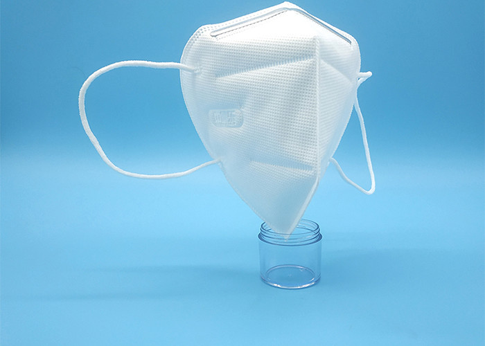 Meltblown Non Woven Disposable Respirator KN95 Mask Four Layers Elastic Strap