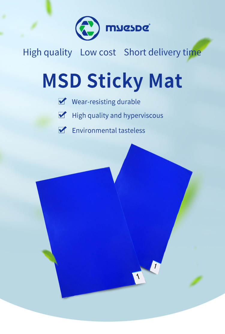 PU Silicone Cleanroom Sticky Mat Anti Dust Reusable Washable Non Slip 36x60"