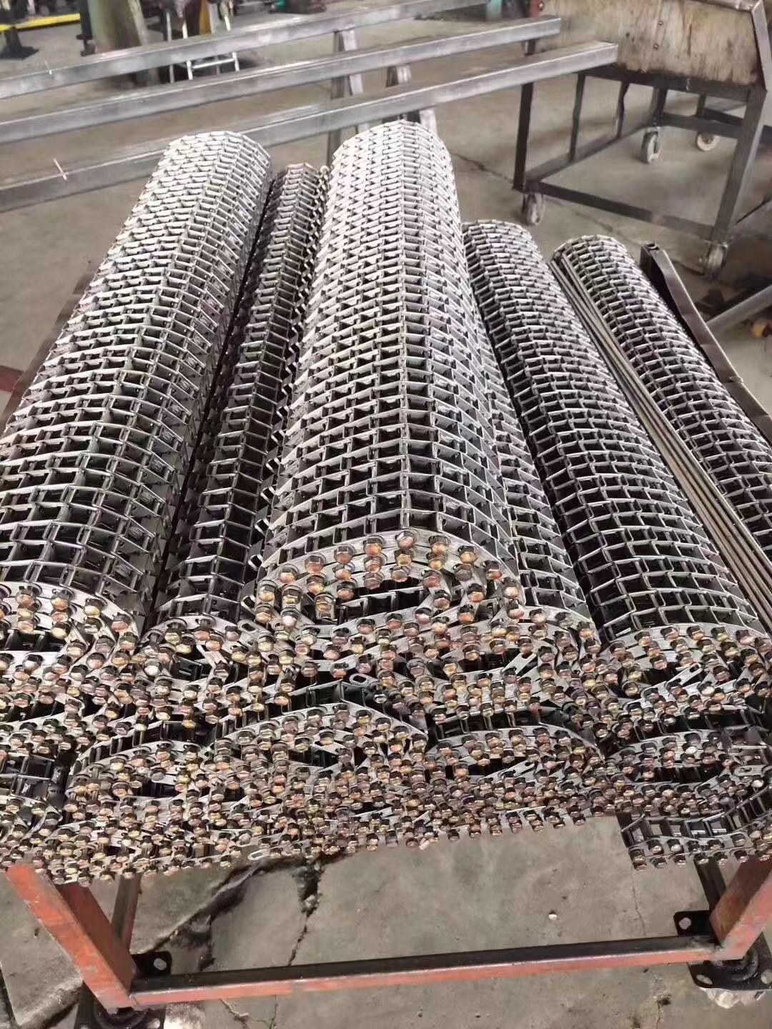Painting Transfer Flat Wire Mesh Belt High Filter Surface Easy Installation