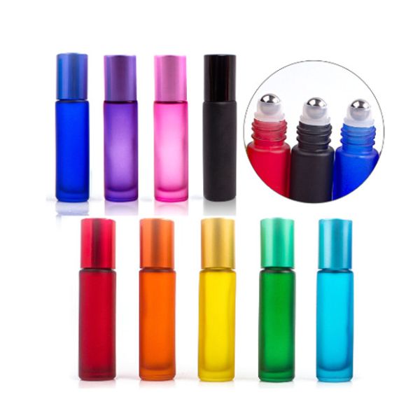 1ml 2ml 3ml 5ml 10ml Small Refillable Roll On Bottles Green Pink Yellow Red Blue Purple Orange Black Roller Bottles