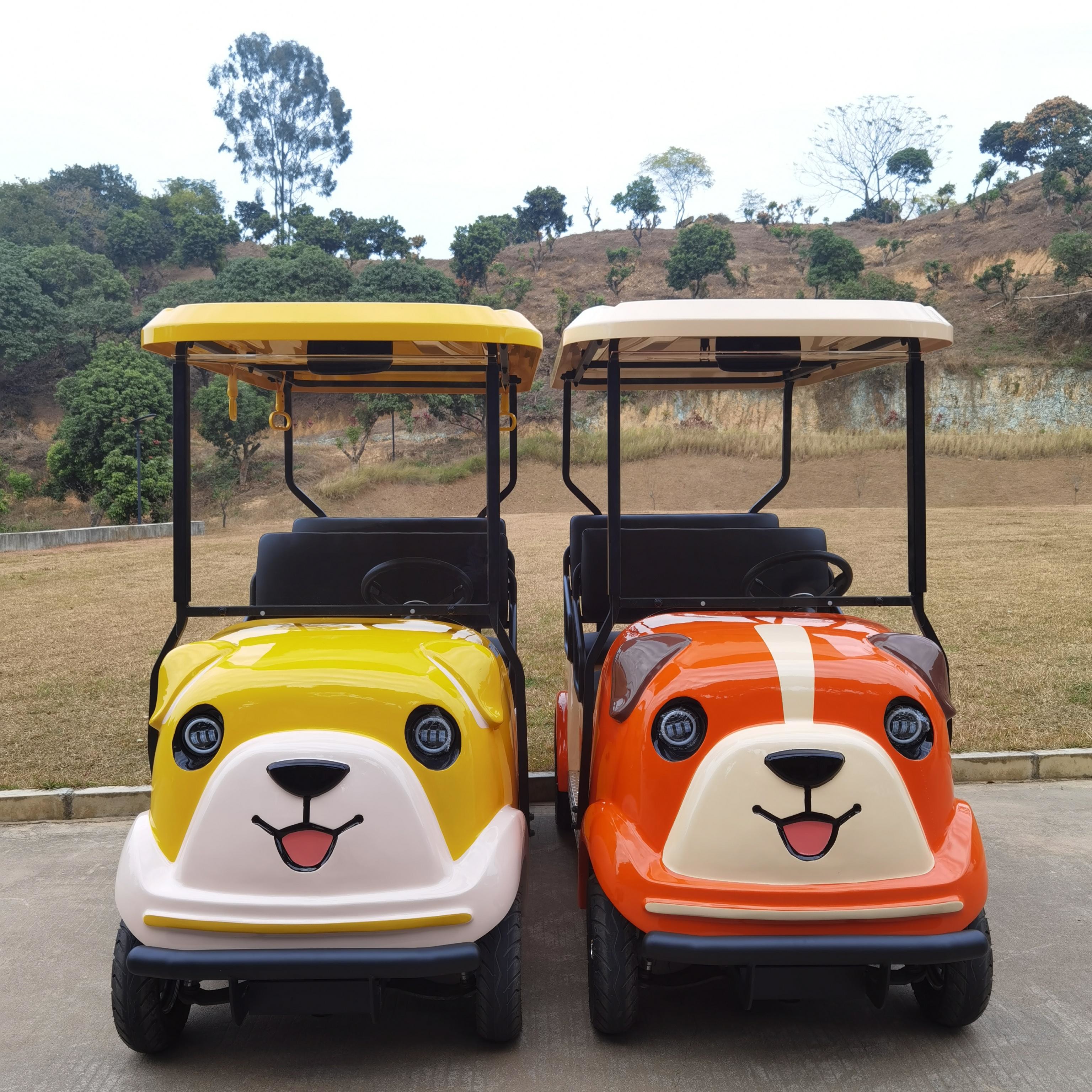 Eco Friendly Electric Cartoon Buggy Cart With 48V Trojan Battery For Amusement Park