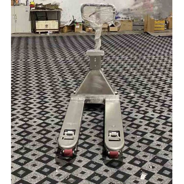 Stainless Steel Capacity 2000kg Manual Pallet Truck With Weighing Scale