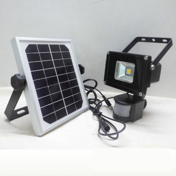 fashion design solar PIR led flood light china