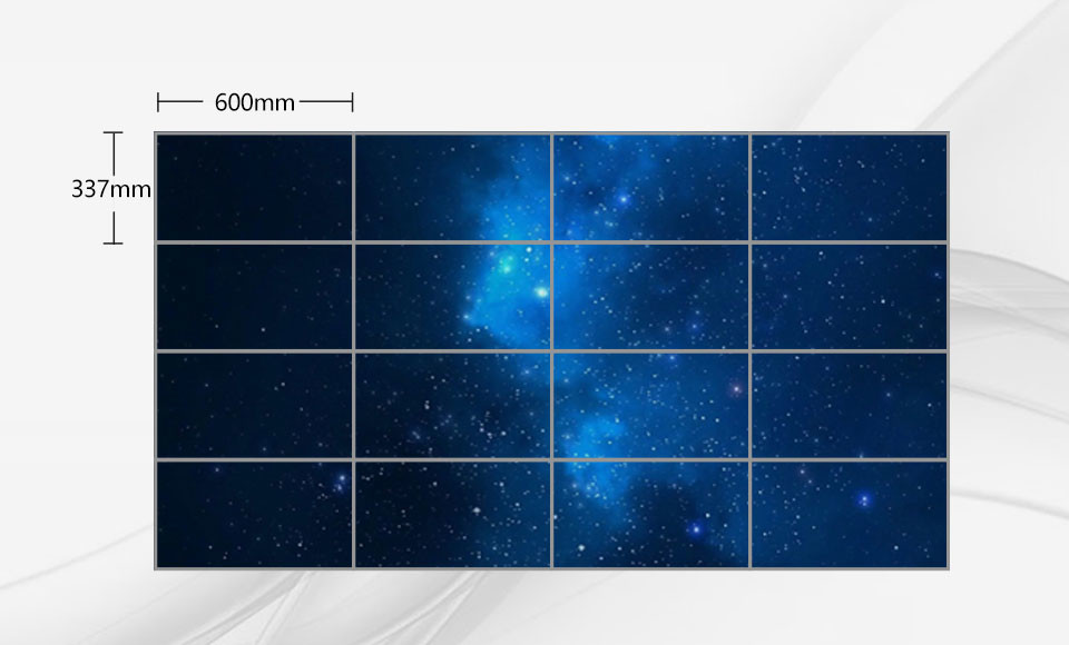 600*337.5mm HD Indoor Fixed LED Display Die Casting Aluminum Narrow Pixel Pitch LED Display