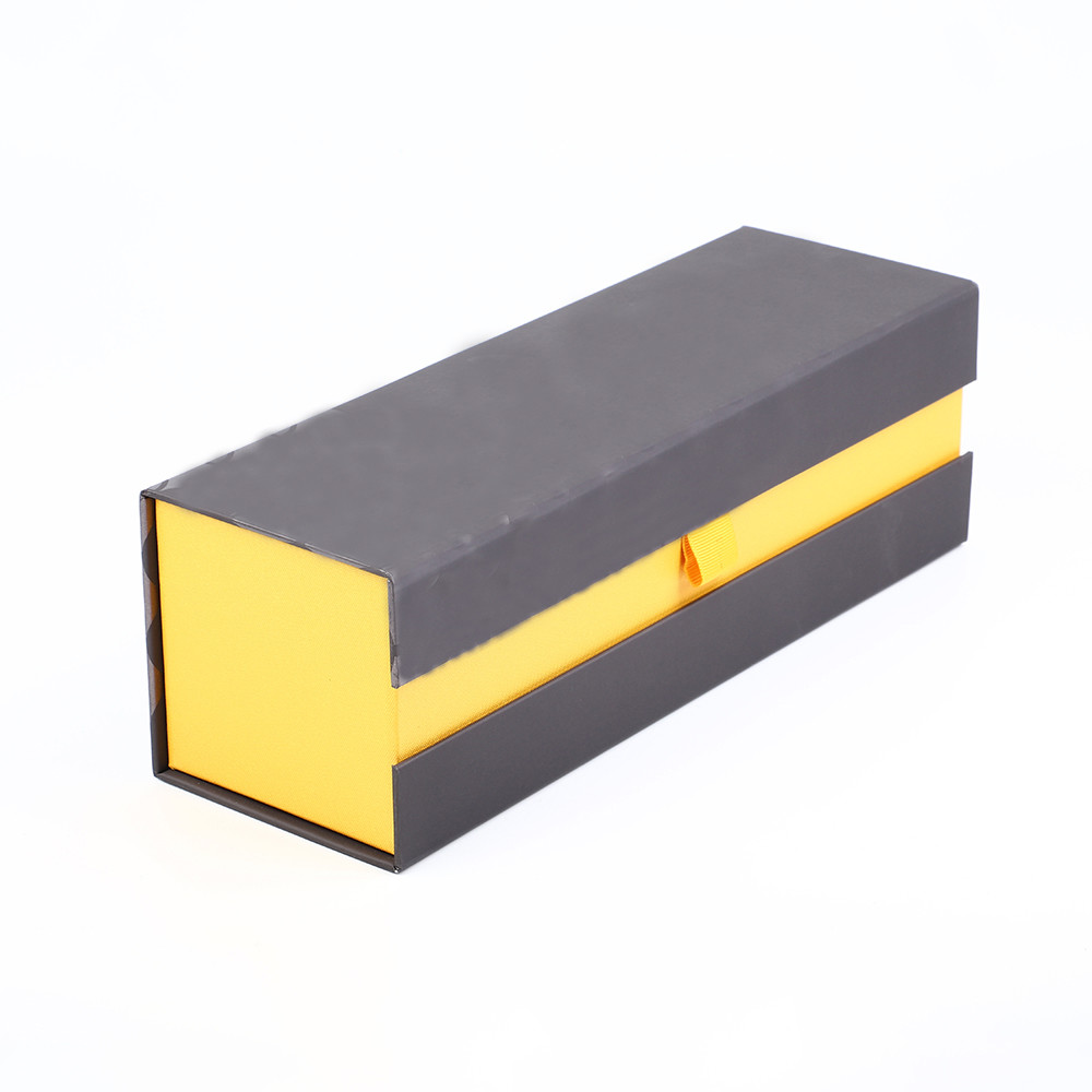 Crepack Flip Top Cardboard Boxes For Wine Bottles Single Spirits Bottle Luxury Rigid